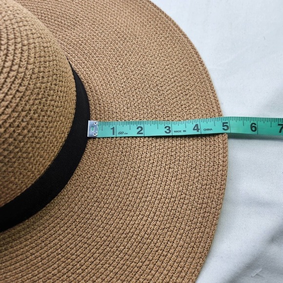Furtalk Woman's Paper Straw Floppy Hat Size Medium - Picture 7 of 7
